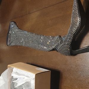 Steve madden rhinestone boots  new